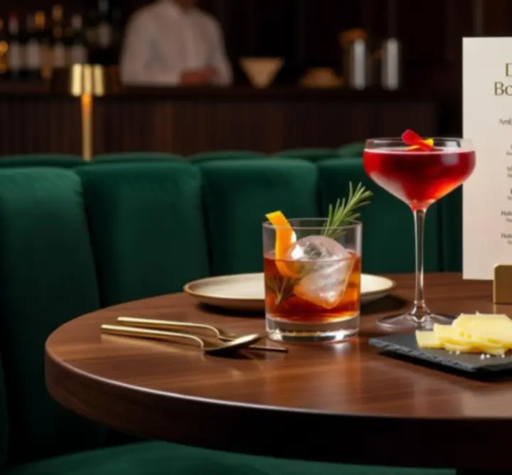 Een selectie van cocktails en drankjes uit het menu van Modestitch NL