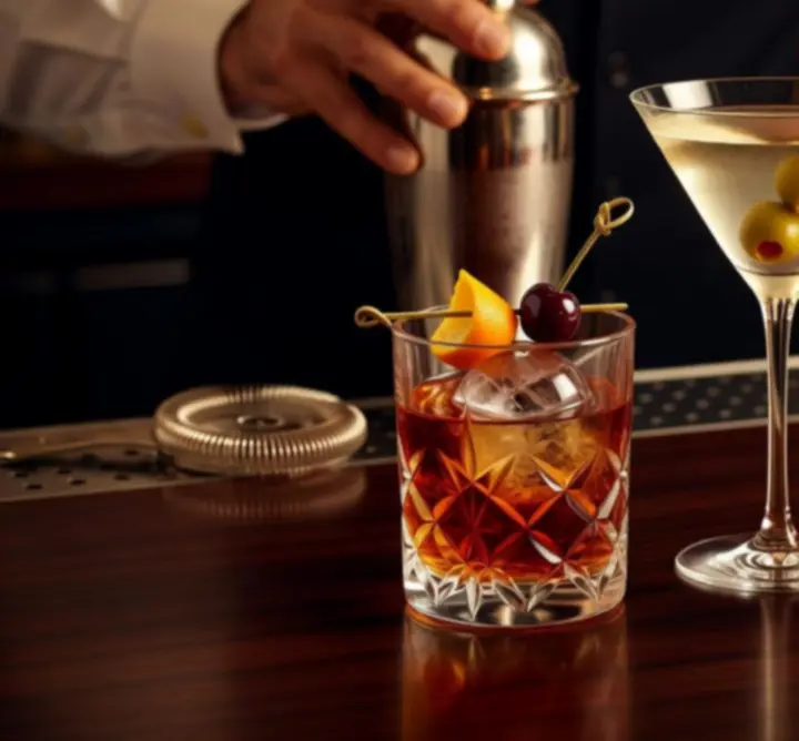Premium cocktails aan de bar van Modestitch NL, geserveerd door het barteam.