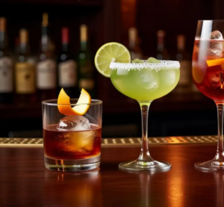 Signature cocktails op de bar bij Modestitch NL.